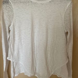 Lululemon size 6 asymmetric long sleeve top